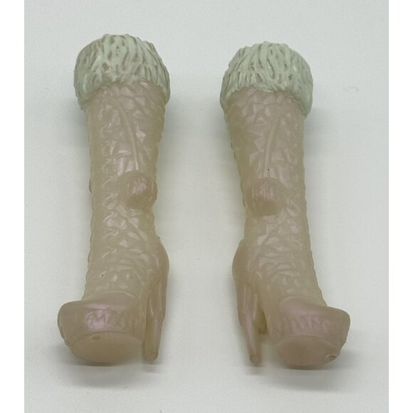 Ever After High Epic Crystal Winter Tall Pearly Iridescent White Doll High Boots - Picture 3 of 3